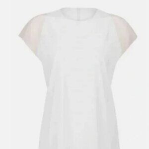 Delicate Summer Breeze WOLFORD Pure TULLE CAP Sleeve Shirt MSRP$195